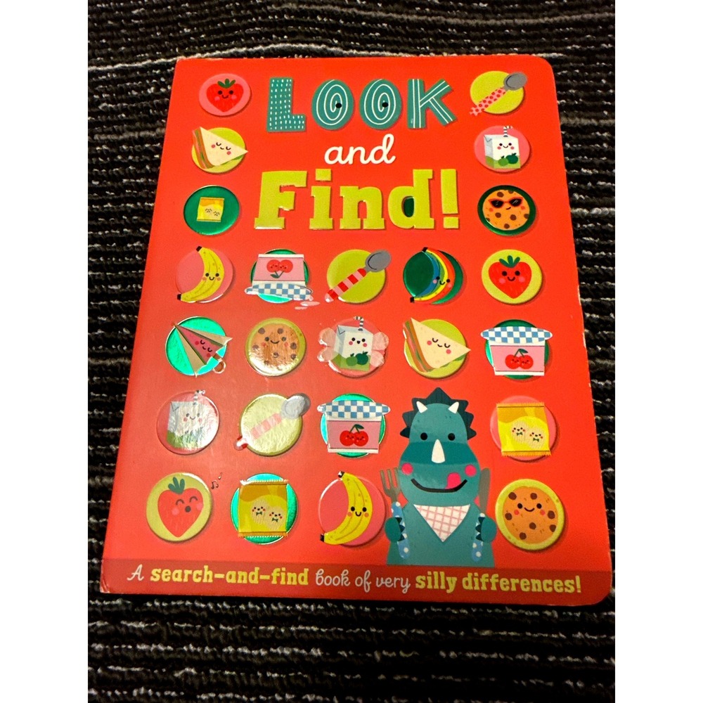 Giggle Scape Look and Find Board Book Kids OS Red New Search and Find Silly Fun
